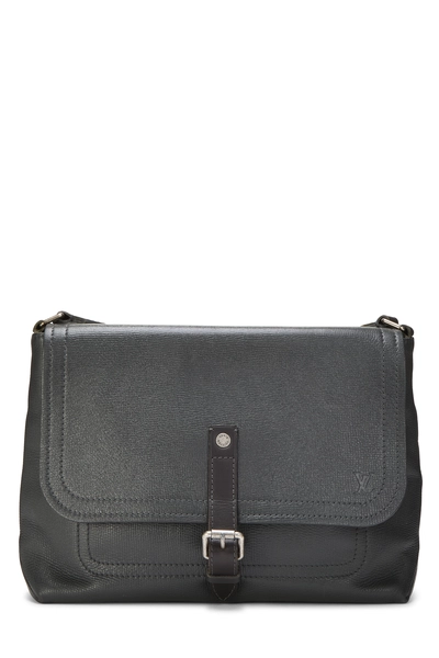 Louis Vuitton Grey Utah Leather Omaha Messenger — photo 1
