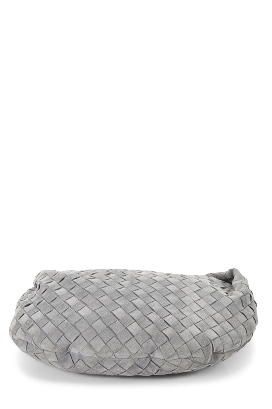 Grey Intrecciato Suede Teen Jodie, , large image number 4