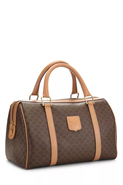 Brown Coated Canvas Macadam Boston, , large