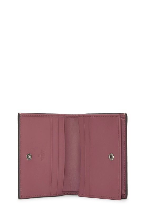 Pink Original GG Supreme Canvas Compact Blooms Wallet, , large image number 3