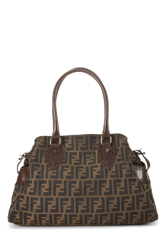 Brown Zucca Canvas Bag Du Jour Medium, , large image number 0