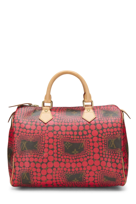 Yayoi Kusama x Louis Vuitton Red Monogram Dots Infinity Speedy 30, , large image number 3