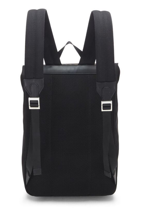 Black Nylon Buckle Backpack, , large image number 3