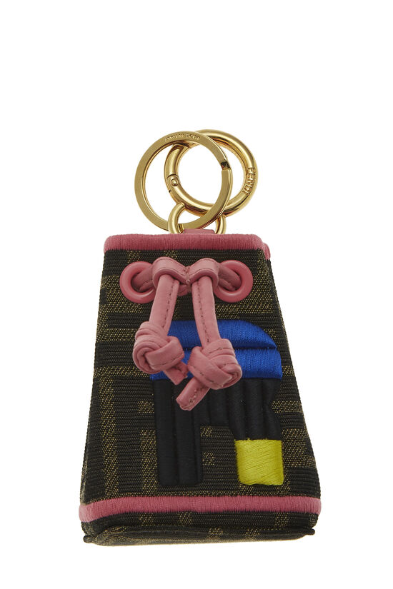 Pink Zucca Canvas Micro Mon Tresor Bag Charm, , large image number 0