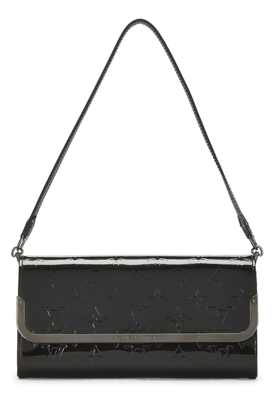 Black Monogram Vernis Rossmore MM