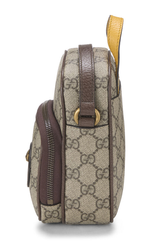 Brown GG Supreme Neo Vintage Double Zip Camera Bag Mini, , large image number 2