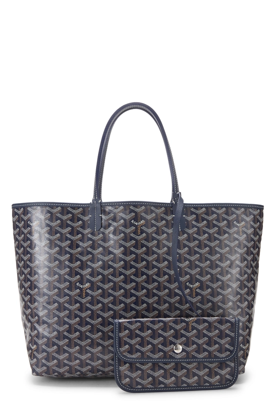 Navy Goyardine Canvas Saint-Louis PM, , large image number 3