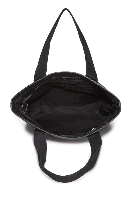 Black Techno Canvas Tote, , large image number 5