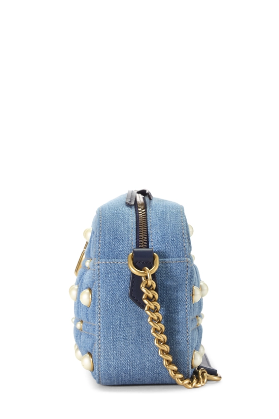 Blue Denim GG Marmont Crossbody Small, , large image number 2