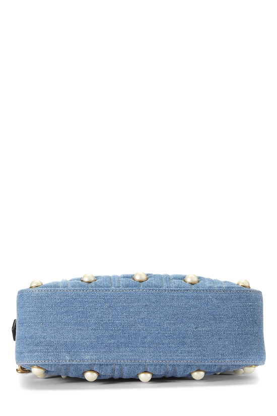 Blue Denim GG Marmont Crossbody Small, , large image number 4