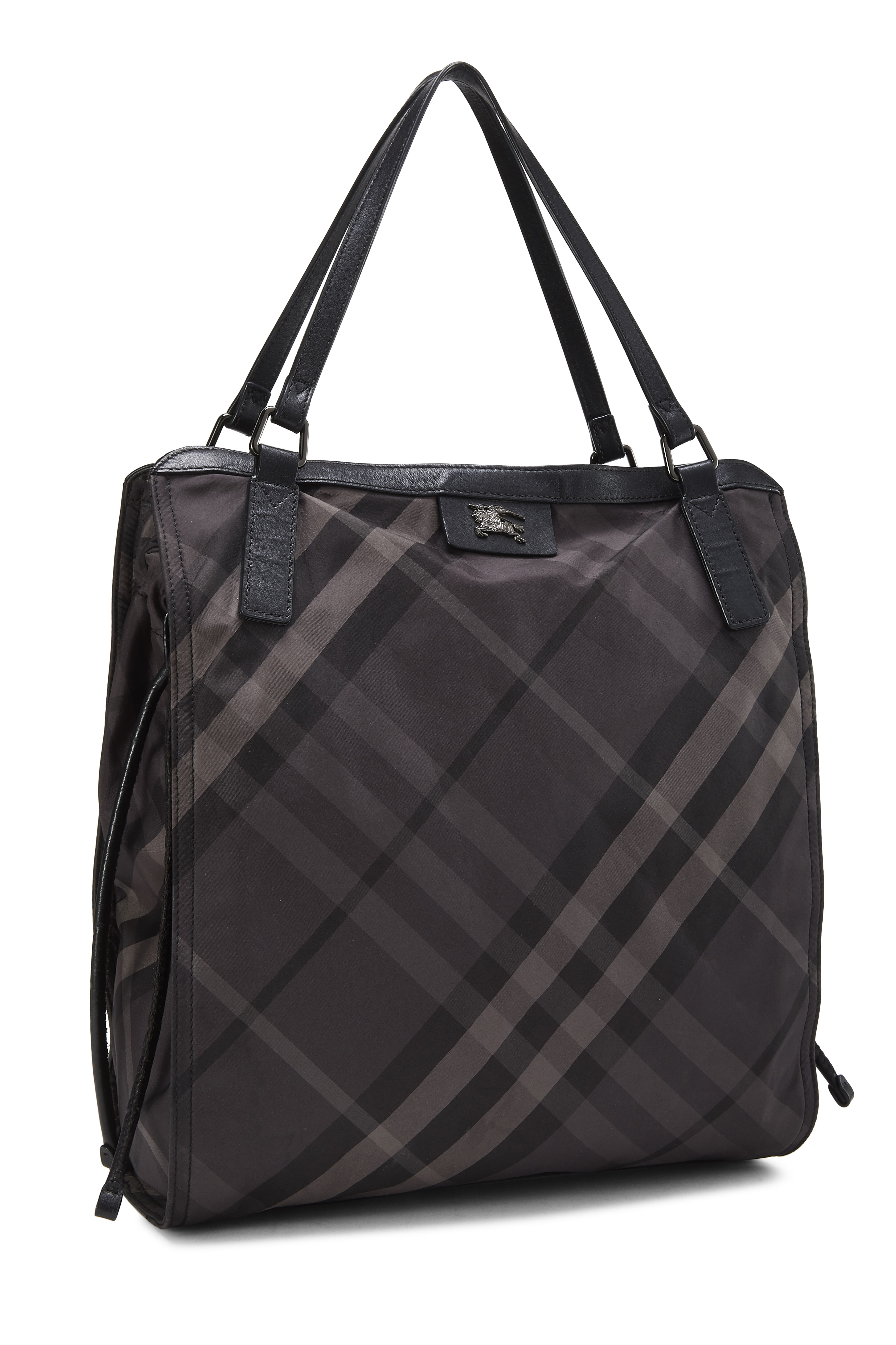 burberry buckleigh black nylon tote bag