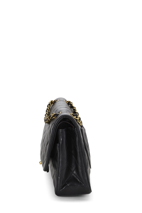 Black Quilted Lambskin Classic Double Flap Medium, , large image number 2