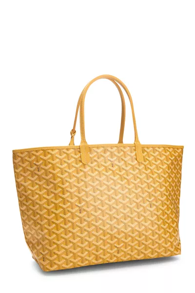 Yellow Goyardine Canvas Saint-Louis PM, , large