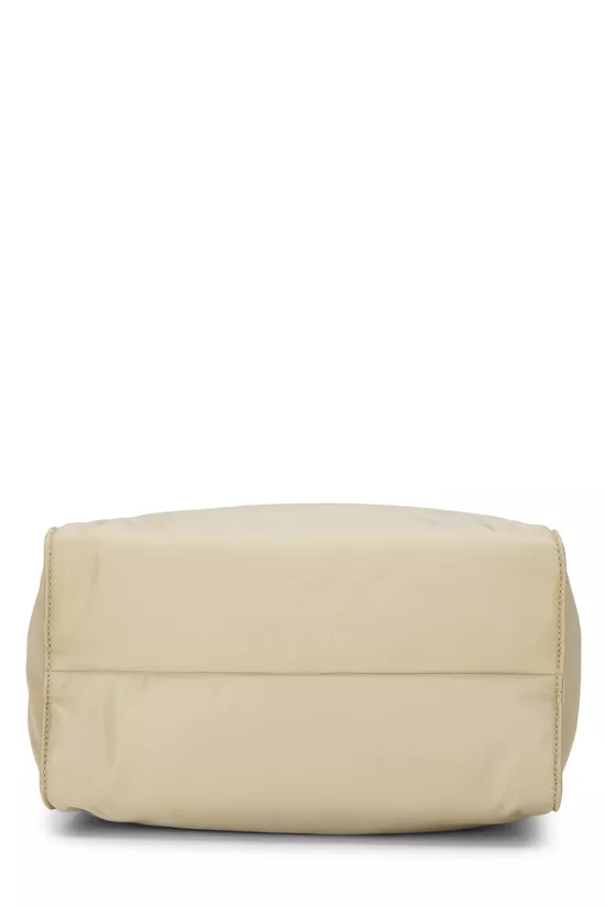 Beige Nylon Convertible Tote, , large image number 4