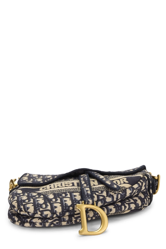 Navy Oblique Saddle Bag NM, , large image number 4