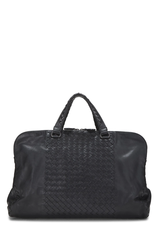 Black Intrecciato Tote, , large image number 0