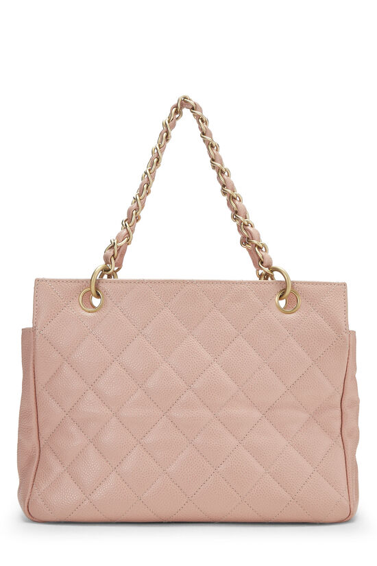 Pink Quilted Caviar Timeless CC Tote Small, , large image number 3