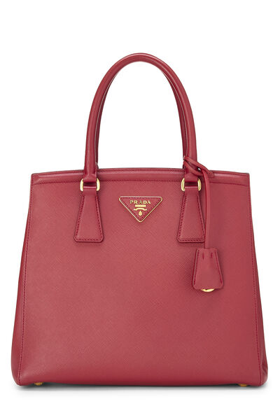 Red Saffiano Parabole Tote