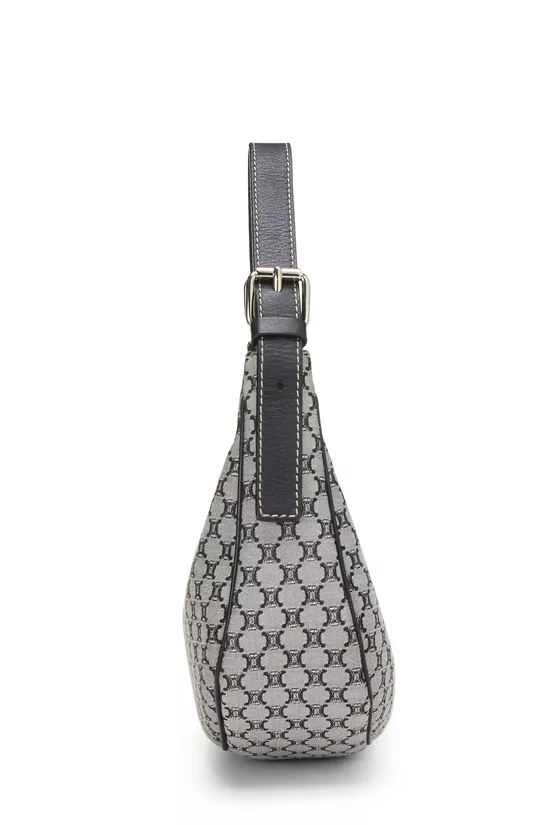 Black Triomphe Canvas Shoulder Bag, , large image number 2