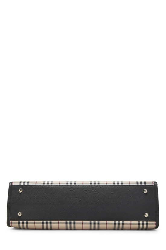 Black House Check Jacquard Handbag Long, , large image number 4