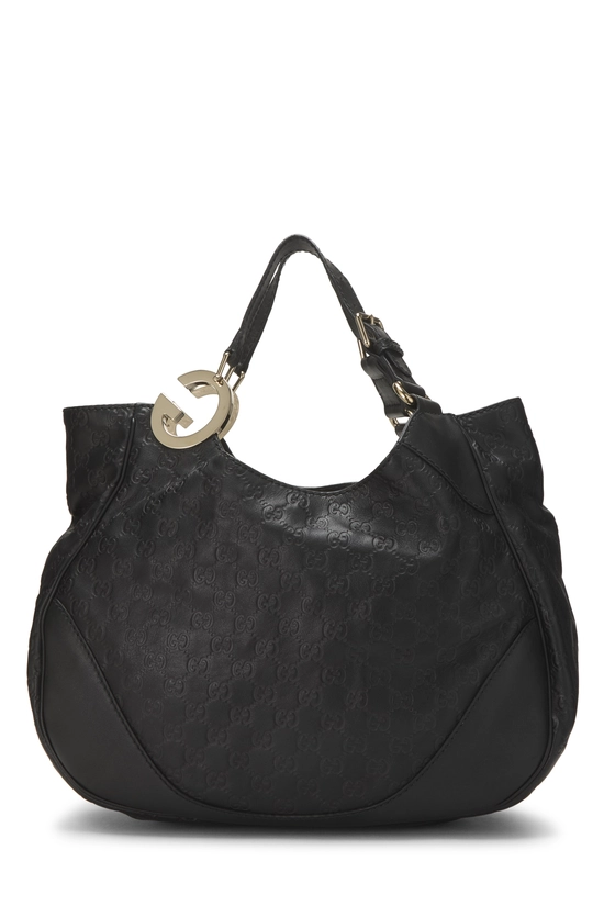 Black Guccissima Charlotte Tote Large, , large image number 3