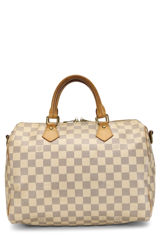Damier Azur Speedy Bandouliere 30, , large image number 3