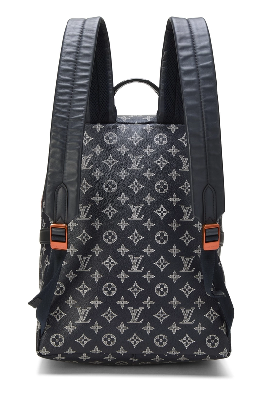 Navy Upside Down Monogram Canvas Apollo Backpack, , large image number 3
