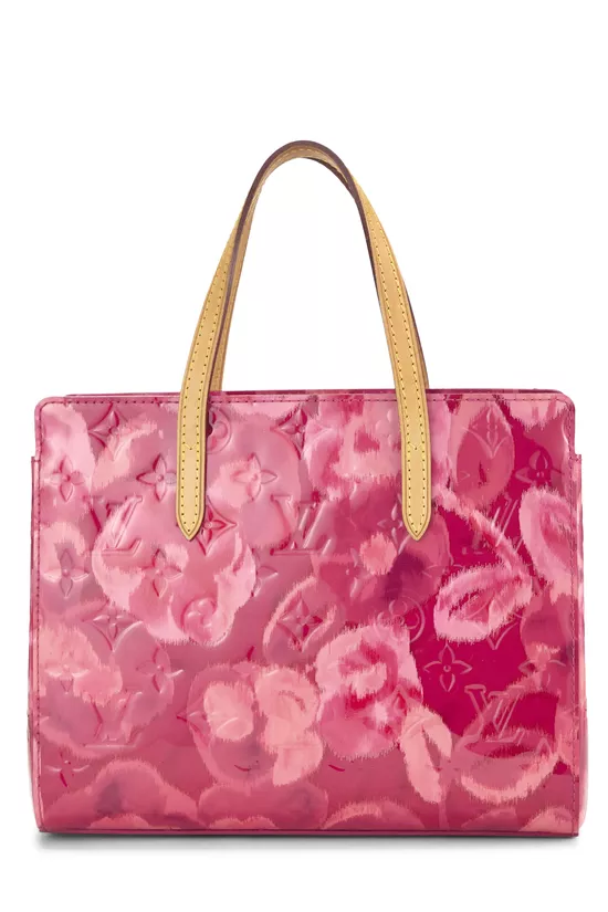 Pink Monogram Vernis Ikat Flower Catalina BB, , large image number 3