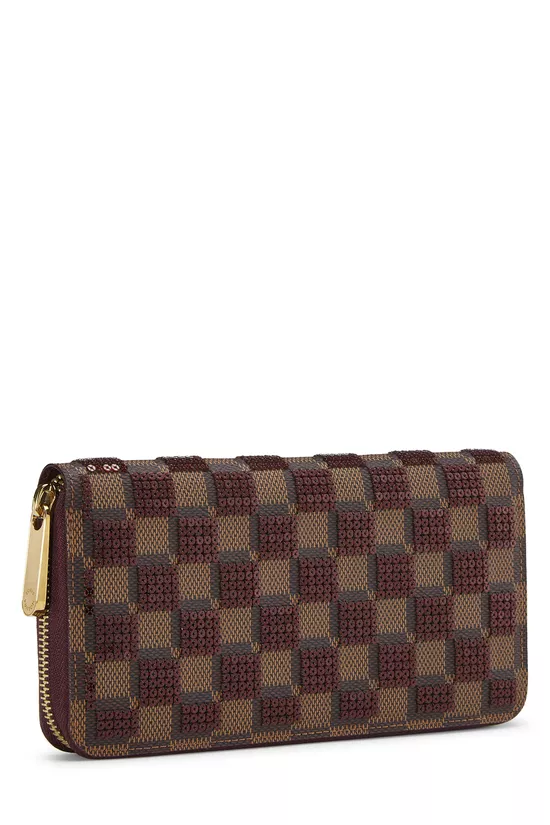 Damier Paillettes Zippy Continental, , large image number 1