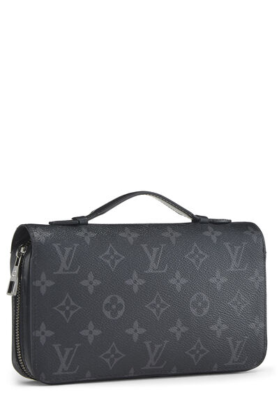Black Monogram Eclipse Zippy XL, , large