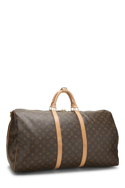 Monogram Canvas Keepall Bandouliere 60, , large