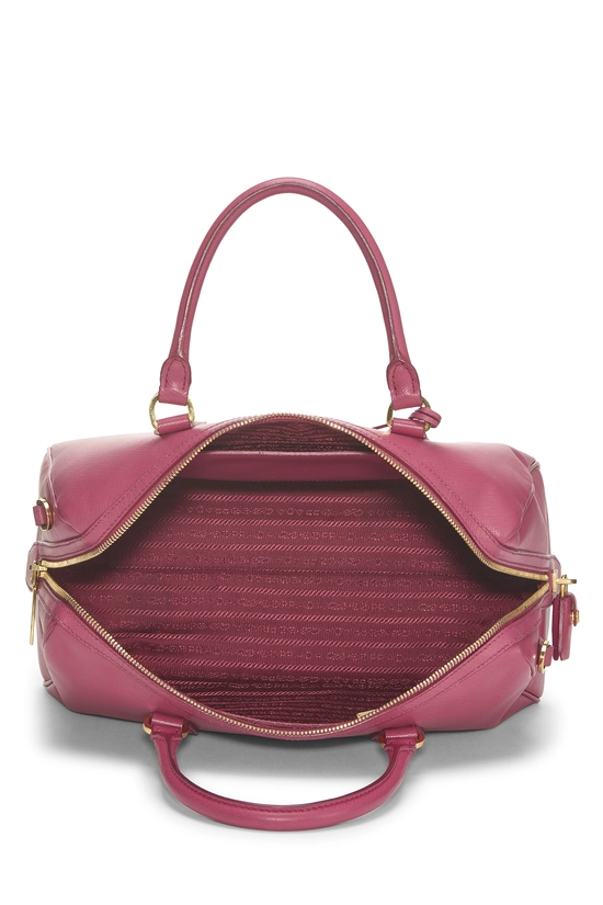 Pink Saffiano Boston, , large image number 5