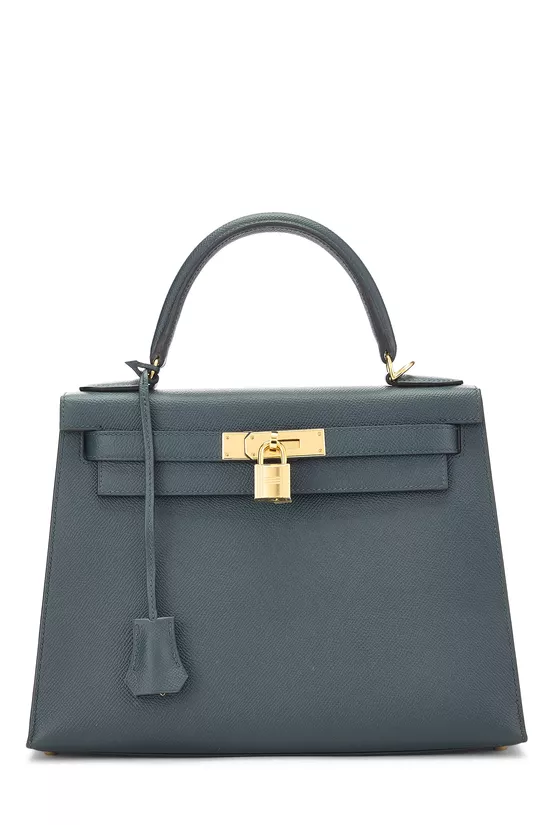 Vert Cypres Epsom Kelly Sellier 28, , large image number 0