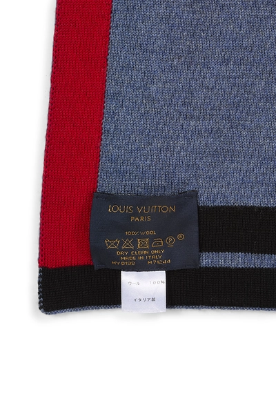 Multicolor Logo Wool Scarf, , large