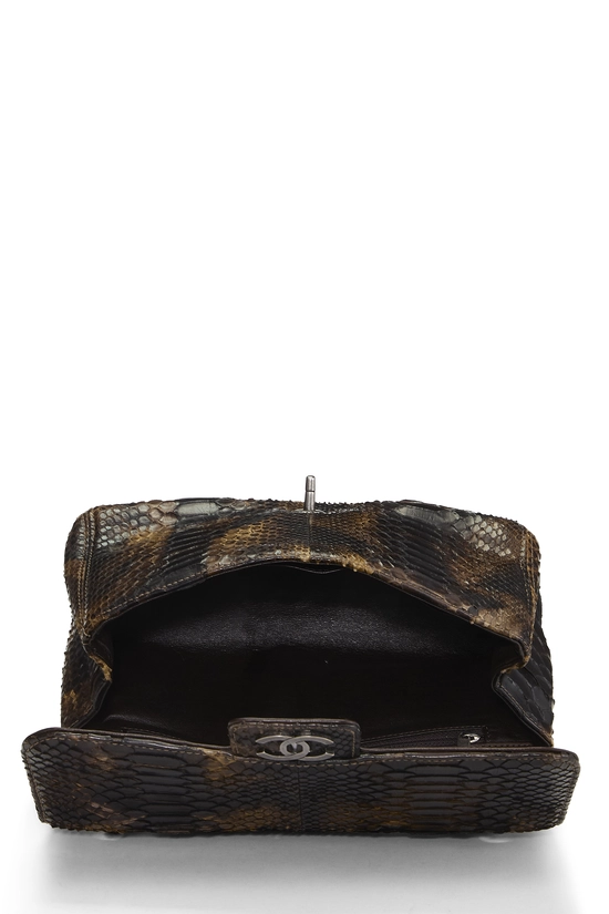 Brown Python Soho Tassel Flap Medium, , large image number 5