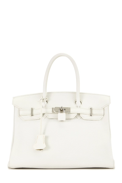 White Togo Birkin 30