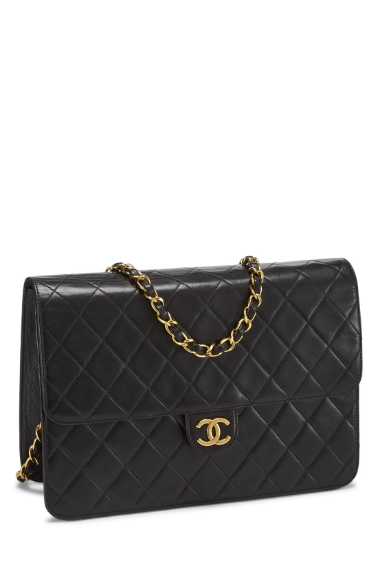 Black Quilted Lambskin Ex Flap Medium, , large image number 1