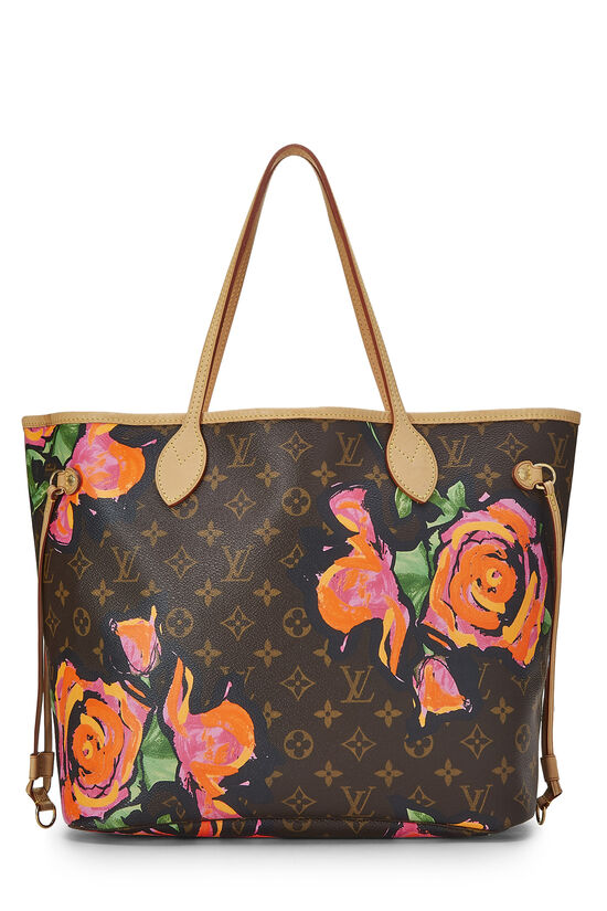 Stephen Sprouse x Louis Vuitton Monogram Canvas Roses Neverfull MM, , large image number 1