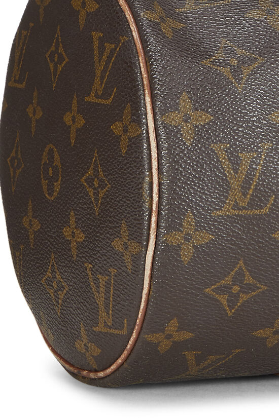 Authentic Louis Vuitton Papillon 30 Monogram Canvas Hand Bag w/ Pouch