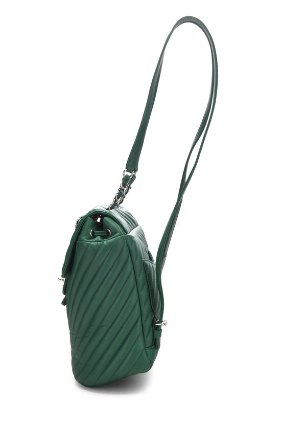 Gabrielle leather backpack Chanel Green in Leather - 36546095