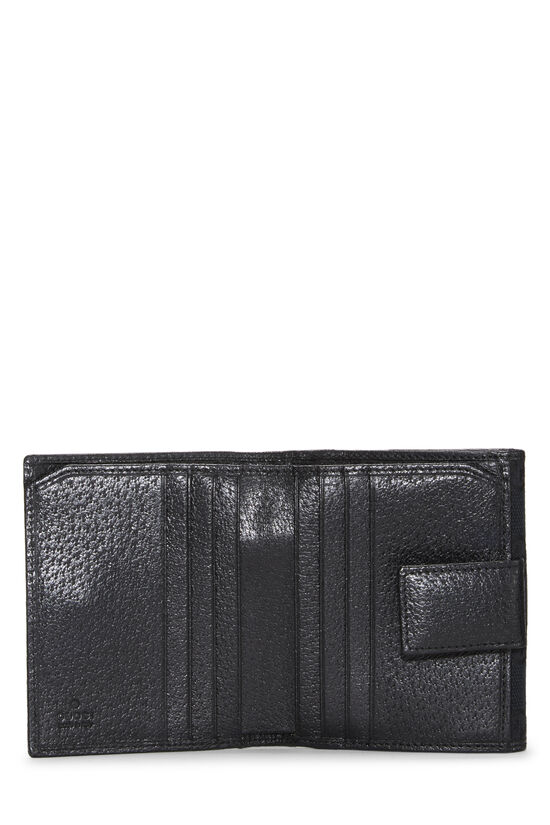 Black GG Canvas French Wallet, , large image number 3