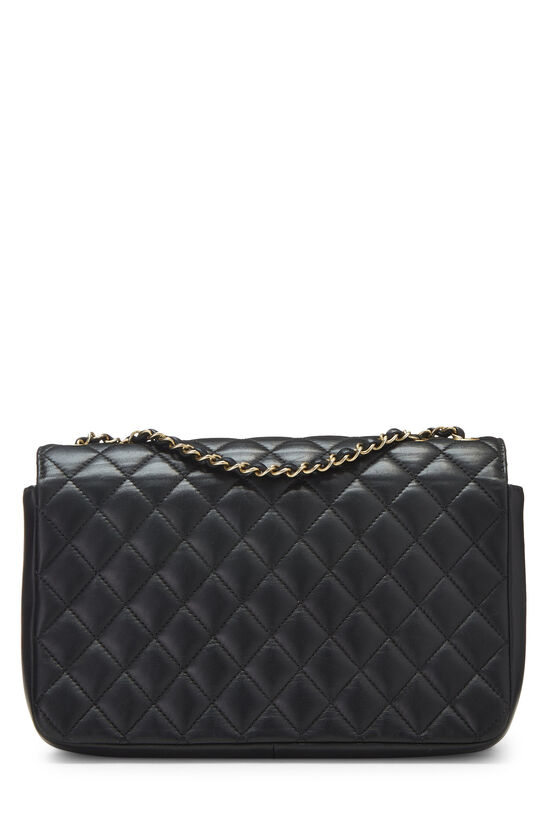 Black Quilted Lambskin CC Chic Double Flap Bag, , large image number 4