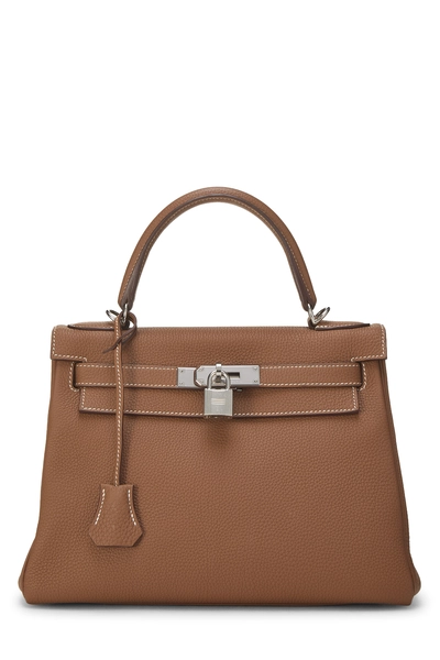 Hermes Gold Togo Kelly Retourne 28