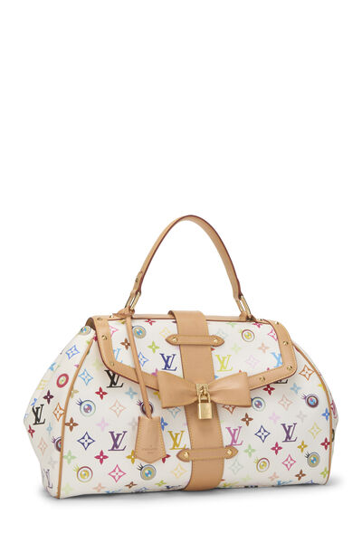 Takashi Murakami x Louis Vuitton White Monogram Multicolore Eye Love Sac Retro GM, , large