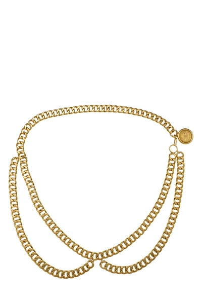 Gold Medallion Chain Belt 2