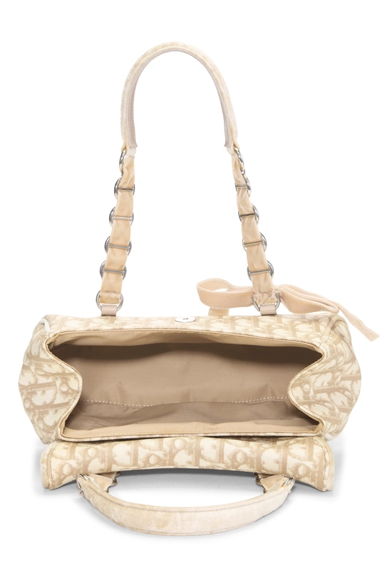 Beige Coated Canvas Romantique Bag, , large image number 5