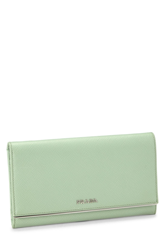 Green Saffiano Leather Wallet On Chain (WOC), , large image number 1