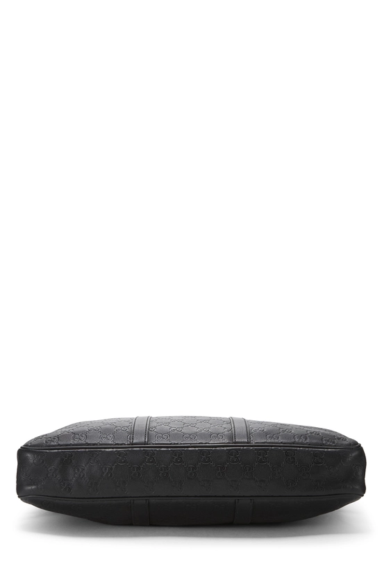 Black Guccissima Briefcase, , large image number 4