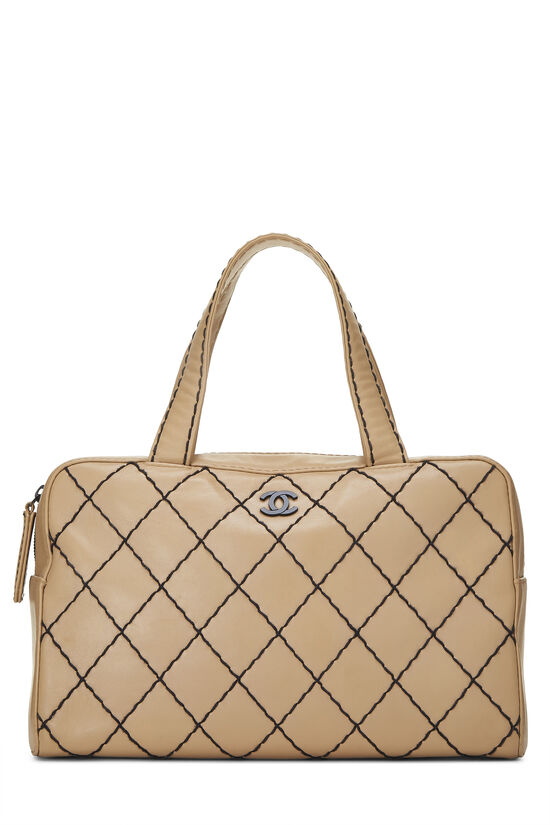 Chanel Surpiqué Bag Wild Stitches Top clasp - Comptoir Vintage
