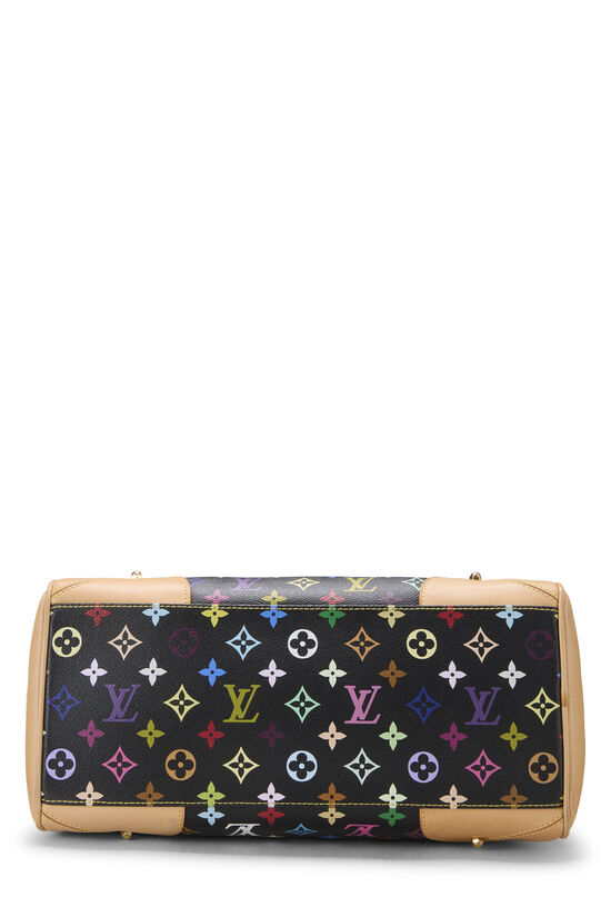 Takashi Murakami x Louis Vuitton Black Monogram Multicolore Claudia, , large image number 4